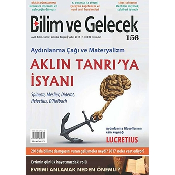 Bilim Ve Gelecek Dergisi Sayı: 156 Şubat 2017 Kolektif