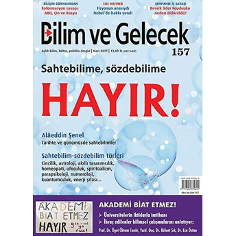 Bilim Ve Gelecek Dergisi Sayı: 157 Mart 2017 Kolektif