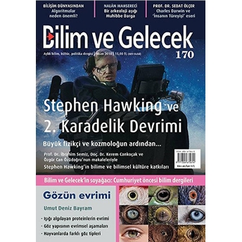 Bilim Ve Gelecek Dergisi Sayı: 170 Nisan 2018 Kolektif