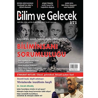 Bilim Ve Gelecek Dergisi Sayı: 171 Mayıs 2018 Kolektif