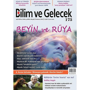 Bilim Ve Gelecek Dergisi Sayı: 173 Temmuz 2018 Kolektif