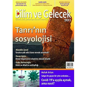 Bilim Ve Gelecek Dergisi Sayı: 201 Ocak 2021 Kolektif