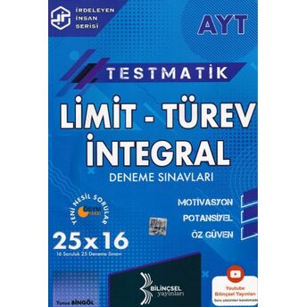 Bilinçsel 2021 Ayt Testmatik Limit Türev Integral Deneme Yunus Bingöl