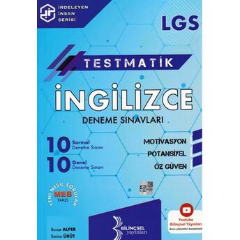 Bilinçsel 2021 Lgs Testmatik Ingilizce Deneme Sınavları Emine Ürüt, Burçe Alper