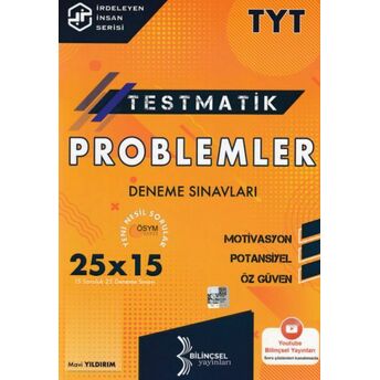 Bilinçsel 2021 Tyt Testmatik Problemler Deneme Sınavları Mavi Yıldırım