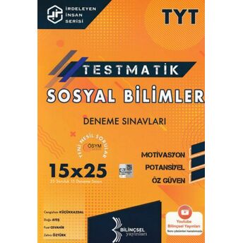 Bilinçsel 2021 Tyt Testmatik Sosyal Bilimler Deneme Sınavları Doğu Ateş, Fuat Cevahir, Selim Uçak, Zehra Öztürk