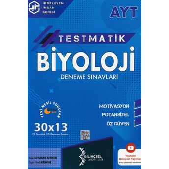 Bilinçsel Ayt Testmatik Biyoloji Deneme Sınavı Melek Soyuduru Altuntaş, Özgür Yüksel Altuntaş