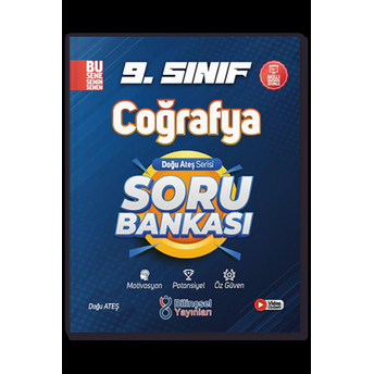 Bilinçsel Yayınları 9. Sınıf Coğrafya Soru Bankası Komisyon