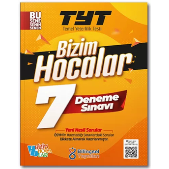 Bilinçsel Yayınları Tyt Bizim Hocalar 7 Deneme Komisyon