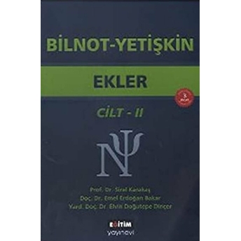 Bilnot - Yetişkin Cilt: 2 Elvin Doğutepe Dinçer