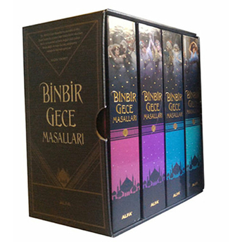 Binbir Gece Masalları Seti Kutulu - 4 Kitap Takım Kolektif