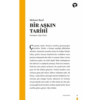 Bir Aşkın Tarihi Mehmet Rauf