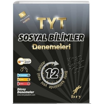 Birey Yayınları Tyt Sosyal Bilimler 12 Li Denemeleri Komisyon