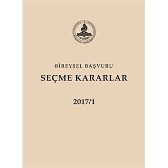 Bireysel Başvuru Seçme Kararlar 2 Cilt Takım Ciltli Kolektif