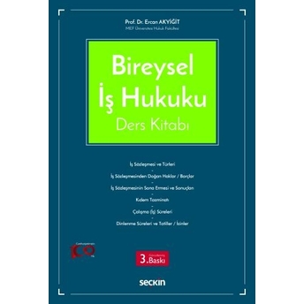 Bireysel Iş Hukuku Ders Kitabı Ercan Akyiğit