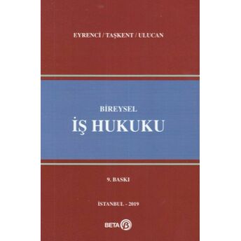 Bireysel Iş Hukuku Prof. Öner Eyrenci