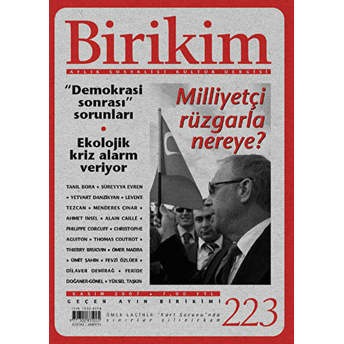 Birikim Aylık Sosyalist Kültür Dergisi Sayı: 223 Kolektif