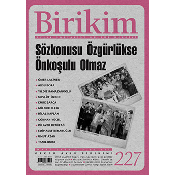 Birikim Aylık Sosyalist Kültür Dergisi Sayı: 227 Kolektif