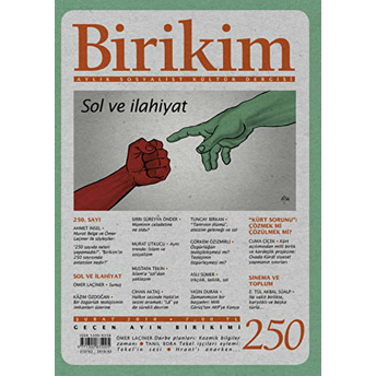 Birikim Aylık Sosyalist Kültür Dergisi Sayı: 250 Kolektif