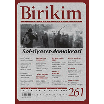 Birikim Aylık Sosyalist Kültür Dergisi Sayı: 261 Kolektif