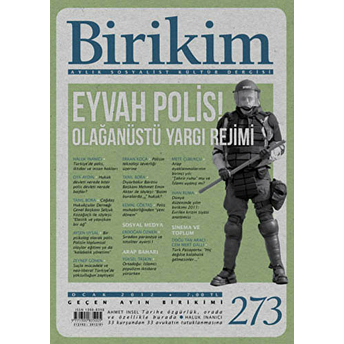 Birikim Aylık Sosyalist Kültür Dergisi Sayı: 273 Kolektif