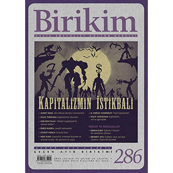 Birikim Aylık Sosyalist Kültür Dergisi Sayı: 286 Kolektif