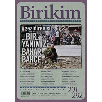 Birikim Aylık Sosyalist Kültür Dergisi Sayı: 291 - 292 Kolektif