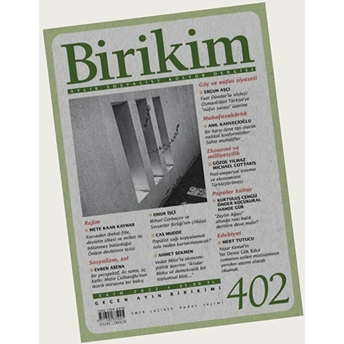 Birikim Aylık Sosyalist Kültür Dergisi Sayı: 402 - Ekim 2022 Kolektif