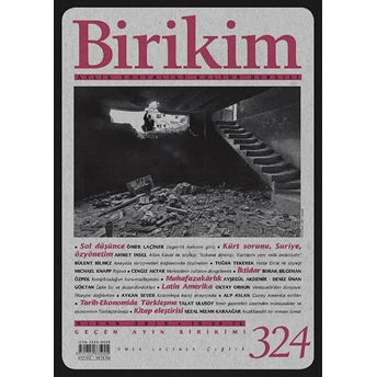 Birikim Sayı 324 (Nisan)-Kolektif