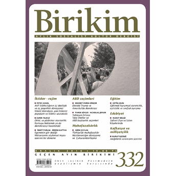 Birikim Sayı: 332 Aralık