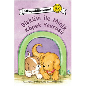 Bisküvi Ile Minik Köpek Yavrusu Alyssa Satin Capucilli