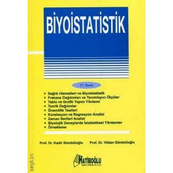 Biyoistatistik Kadir Sümbüloğlu, Vidan Sümbüloğluj