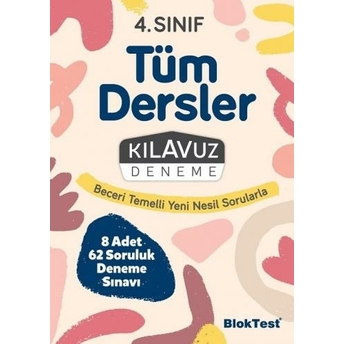 Bloktest Yayınları 4. Sınıf Tüm Dersler Kılavuz Deneme Komisyon