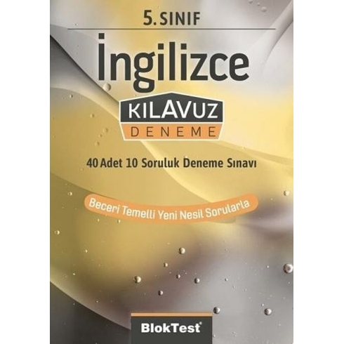 Bloktest Yayınları 5. Sınıf Ingilizce Kılavuz Deneme