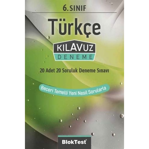 Bloktest Yayınları 6.Sınıf Türkçe Kılavuz Deneme