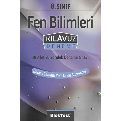 Bloktest Yayınları 8. Sınıf Fen Bilimleri Kılavuz Deneme