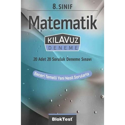 Bloktest Yayınları 8. Sınıf Matematik Kılavuz Deneme