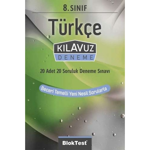 Bloktest Yayınları 8. Sınıf Türkçe Kılavuz Deneme