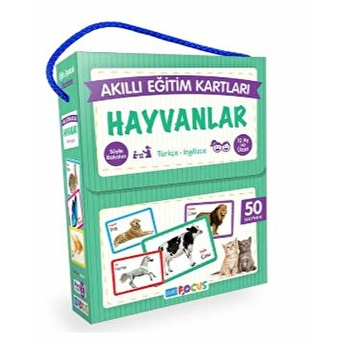 Blue Focus Akıllı Eğitim Kartları - Hayvanlar