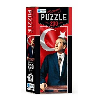 Blue Focus Bayrak Ve Atatürk - Puzzle 230 Parça