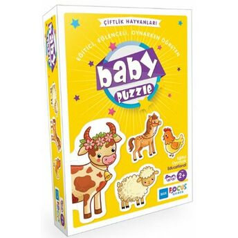 Blue Focus Çiftlik Hayvanları - Baby Puzzle