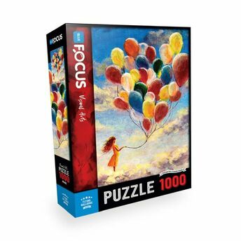 Blue Focus Flyıng Balloons - Puzzle 1000 Parça