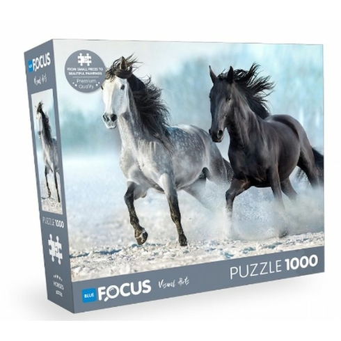 Blue Focus Horses (Atlar) - 1000 Parça