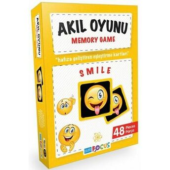 Blue Focus Memory Game Smile - Akıl Oyunu