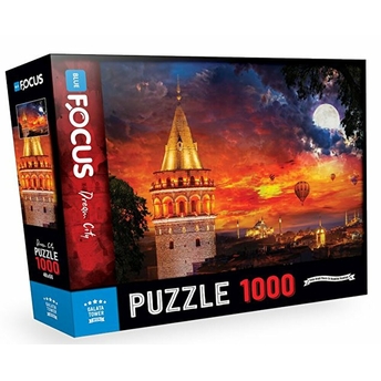 Blue Focus Puzzle Galata Kulesi 1000 Parça