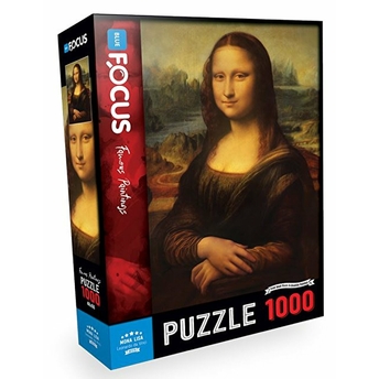 Blue Focus Puzzle Mona Lisa 1000 Parça