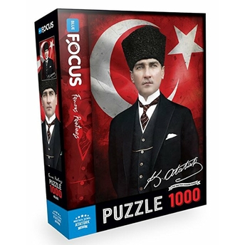 Blue Focus Puzzle Mustafa Kemal Atatürk 1000 Parça