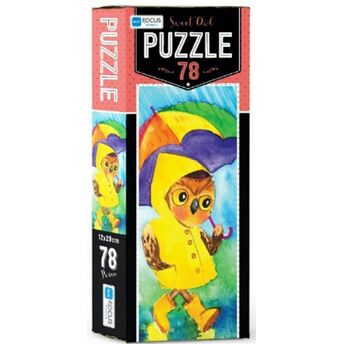 Blue Focus Sweet Owl - Puzzle 78 Parça