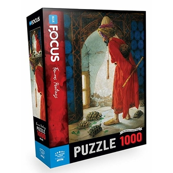 Blue Focus The Tortoise Trainer (Kaplumbağa Terbiyecisi) - Puzzle 2000 Parça