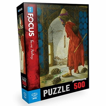 Blue Focus The Tortoise Trainer (Kaplumbağa Terbiyecisi) - Puzzle 500 Parça